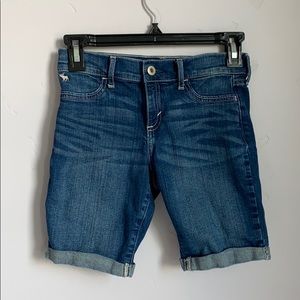 abercrombie kids jean shorts